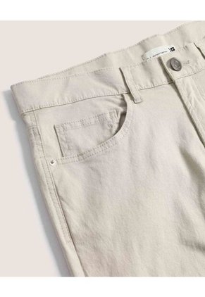 Pantalón  Para Hombre 5 Bolsillos Color Beige Marca Ostu #60070536