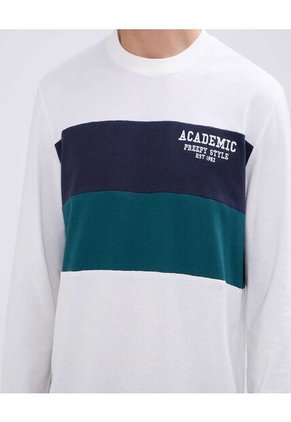 Camiseta Para Hombre Manga Larga Color Crema Marca Ostu #60091400