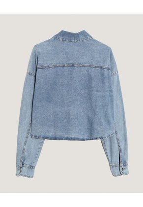 Camisa Para Mujer Manga Larga Color Azul Marca Ostu #40018224