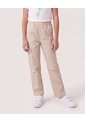 Jogger Básico Para Niña  Infantil Niña Beige Ostu de Ostu
