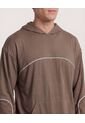 Buzo  Para Hombre Hoodie Color Camel Marca Ostu #60060611 de Ostu