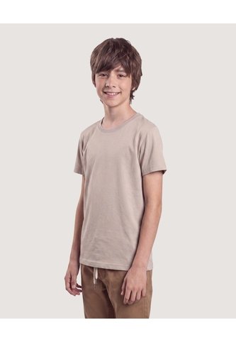 Camiseta Estampado Espalda Para Niño  Infantil Niño Beige Ostu Ostu