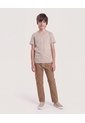 Camiseta Estampado Espalda Para Niño  Infantil Niño Beige Ostu de Ostu
