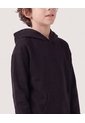 Buzo Básico Unicolor  Infantil Niño Negro Ostu de Ostu