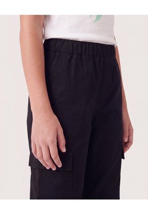 Jogger Básico Para Niña Infantil Niña Negro Ostu