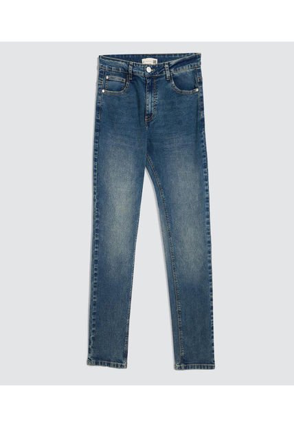 Jean Para Hombre Slim Color Azul Claro Marca Ostu #60160411