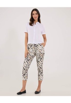 Camisa Para Mujer Manga Corta Color Blanco Marca Ostu #40010182