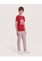 Camiseta Velocity Para Niño  Infantil Niño Rojo Ostu de Ostu