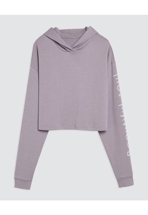 Buzo Para Mujer Hoodie Color Morado Marca Ostu #40060225