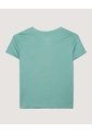 Camiseta Con Estampado De La Sirenita  Infantil Niña Verde Ostu de Ostu