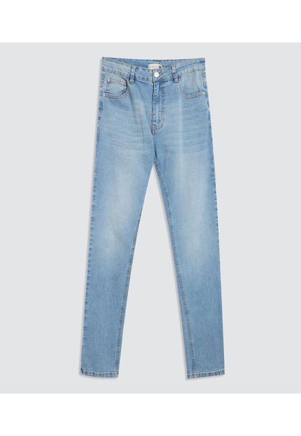 Jean Para Hombre Slim Color Azul Claro Marca Ostu #60160409