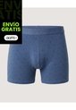 Bóxer Medio Estampado  Para Hombre Azul Ostu de Ostu