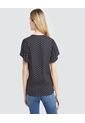 Blusa  Para Mujer Manga Corta Color Negro Marca Ostu #40120689 de Ostu