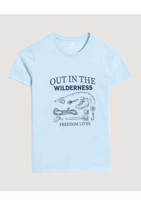 Camiseta  Infantil Niño Manga Corta Cuello Redondo Color Negro Marca Ostu #80090332