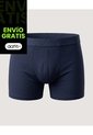 Bóxer Medio Básico De Confort  Para Hombre Azul Ostu de Ostu