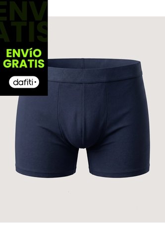 Bóxer Medio Básico De Confort  Para Hombre Azul Ostu Ostu
