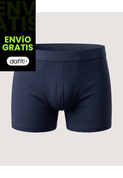 Bóxer Medio Básico De Confort  Para Hombre Azul Ostu
