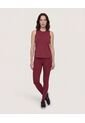 Leggins  Para Mujer Largo Color Vino Marca Ostu #40230671 de Ostu