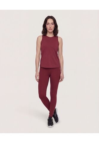Leggins  Para Mujer Largo Color Vino Marca Ostu #40230671 Ostu