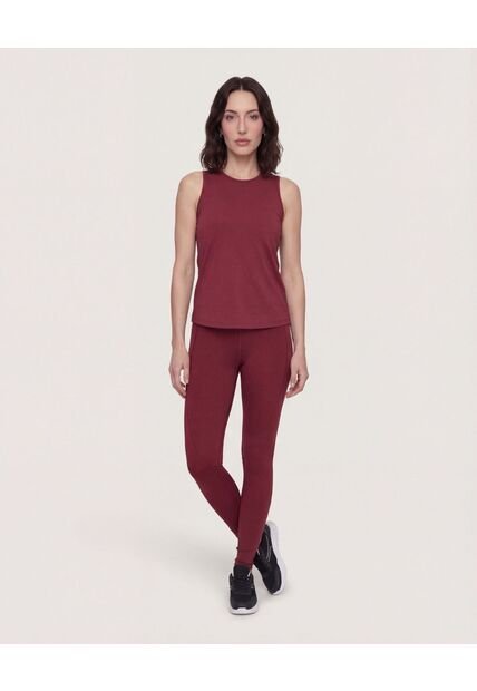 Leggins  Para Mujer Largo Color Vino Marca Ostu #40230671