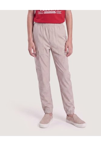 Jogger Básico Para Niño  Infantil Niño Beige Ostu Ostu