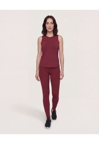 Camiseta  Para Mujer Manga Sisa Cuello Redondo Color Vino Marca Ostu #40092796 Ostu