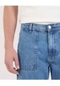 Jean  Para Hombre Straight Color Azul Marca Ostu #60160461 de Ostu