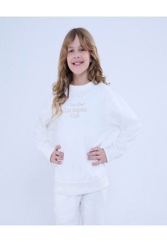 Buzo Los Angeles Club  Infantil Niña Crema Ostu Ostu