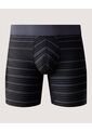 Boxer  Para Hombre Filete Medio Microfibra Color Negro Marca Ostu #60000545 de Ostu