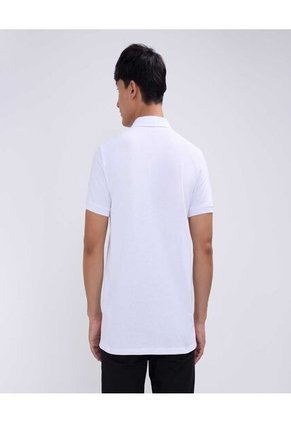 Polo Para Hombre Cuello Tejido Sin Bolsillo Color Blanco Marca Ostu #60110699