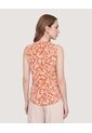 Blusa Manga Sisa  Para Mujer Beige Ostu de Ostu