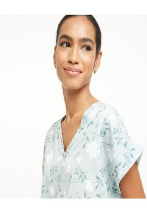 Blusa Para Mujer Manga Corta Color Verde Marca Ostu #40120716