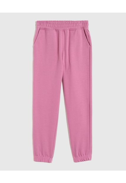 Pantalón Infantil Niña Jogger Color Morado Marca Ostu #90070066