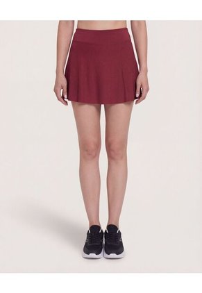 Falda  Para Mujer Corto Color Vino Marca Ostu #40140198