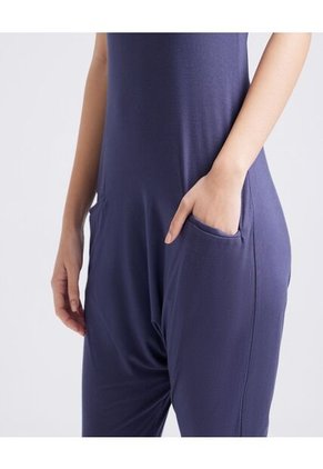 Enterizo  Para Mujer Manga Sisa Color Azul Marca Ostu #40320040