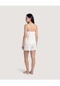 Pijama De Tiras Con Short  Para Mujer Crema Ostu de Ostu