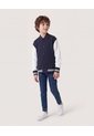 Chaqueta Bomber Bicolor  Infantil Niño Azul Ostu de Ostu
