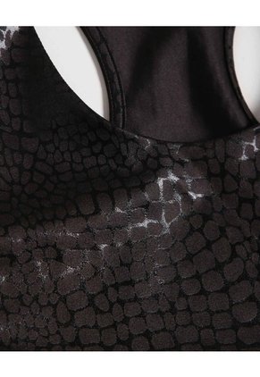 Top Deportivo De Manchas  Para Mujer Negro Ostu