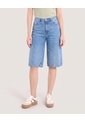 Bermuda Jort Denim  Para Mujer Azul Ostu de Ostu
