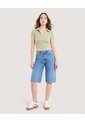 Bermuda Jort Denim  Para Mujer Azul Ostu de Ostu