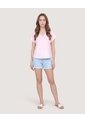 Blusa Escote V Serenity  Para Mujer Rosa Ostu de Ostu