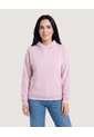Buzo Hoodie Con Capota  Para Mujer Lila Ostu de Ostu