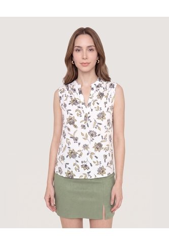 Blusa Manga Sisa  Para Mujer Crema Ostu Ostu