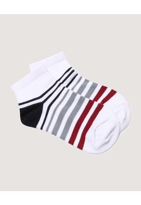 Medias Infantil Niño Tobillera Color Rojo Marca Ostu #80980158