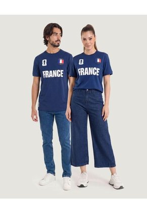 Camiseta Mundial France 2026 Unisex Azul Ostu