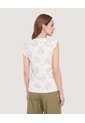 Blusa Manga Corta Con Boleros  Para Mujer Verde Ostu de Ostu