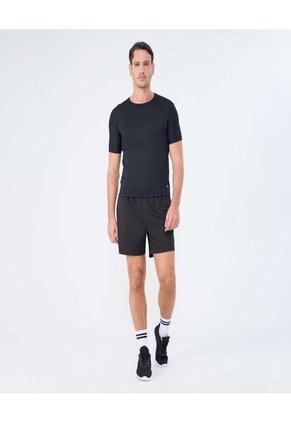 Camiseta Para Hombre Manga Corta Cuello Redondo Color Negro Marca Ostu #60091490