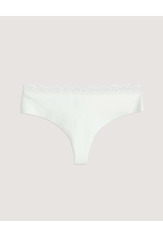 Panty Brasilera Con Encaje Delicado  Para Mujer Marfil Ostu Ostu