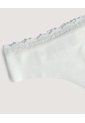 Panty Brasilera Con Encaje Delicado  Para Mujer Marfil Ostu de Ostu