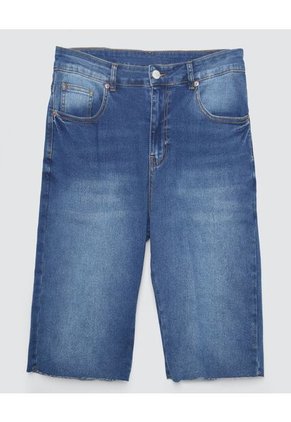 Bermuda Para Hombre Slim Fit Color Azul Marca Ostu #60100243